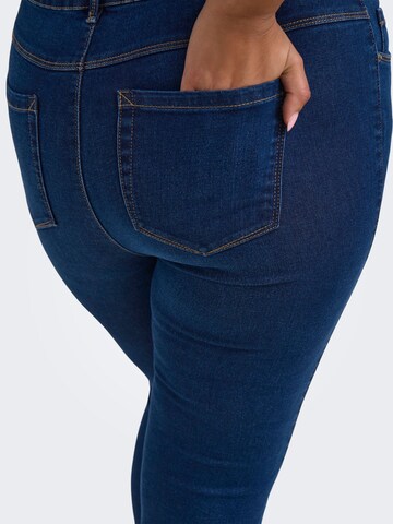 ONLY Carmakoma Skinny Jeans 'CARSnow' in Blauw
