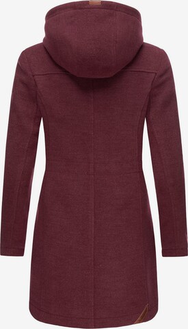 MARIKOO Between-Seasons Coat in Red