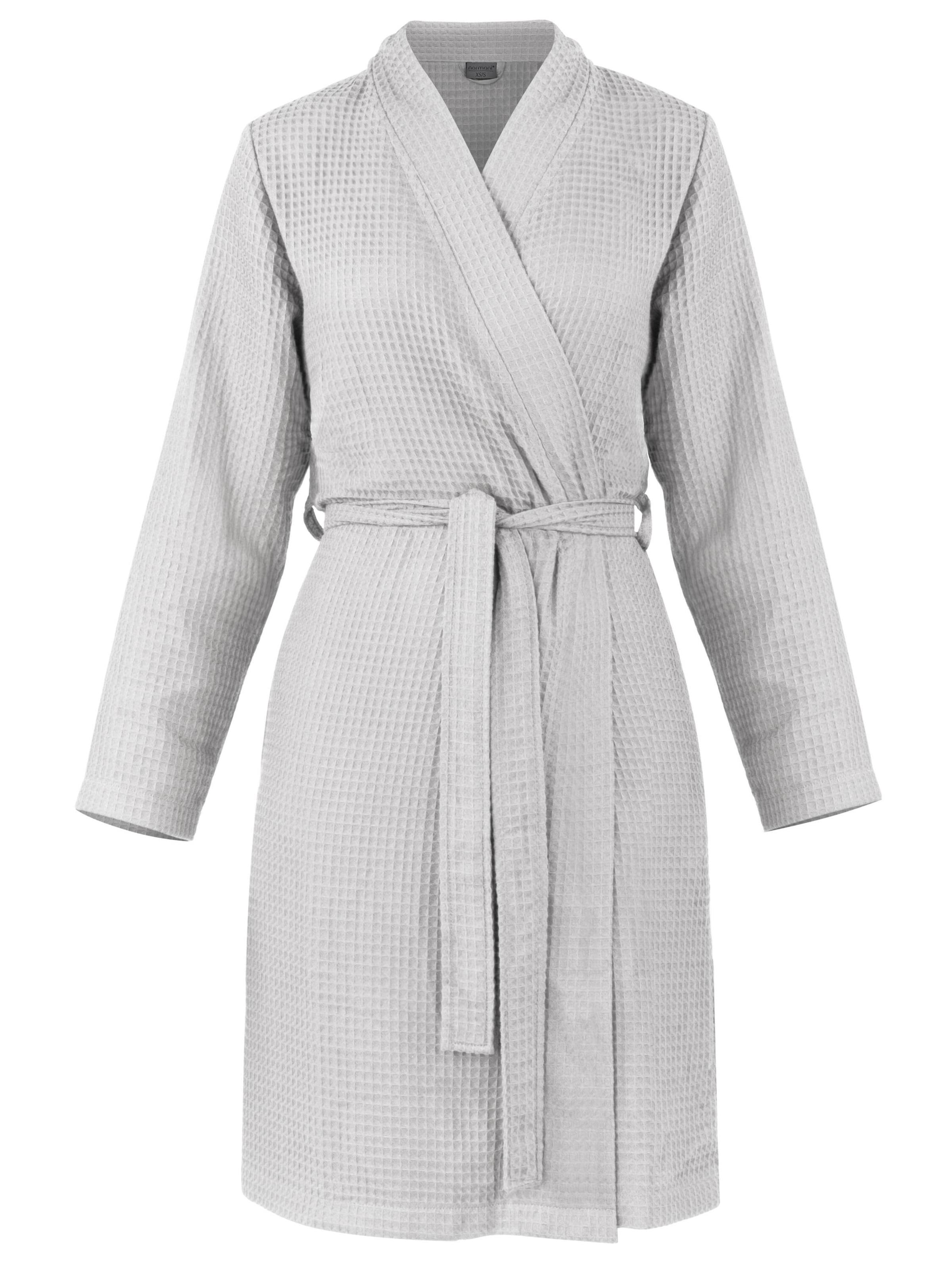 normani Ochtendjas 'Manisa' in Wit: voorkant