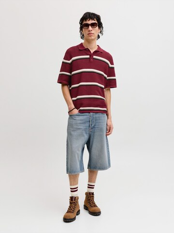 JACK & JONES Свитер 'JORMAINE' в Красный