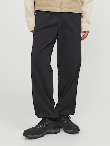 JACK & JONES Tapered Bukser i sort: forside