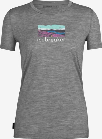 ICEBREAKER Performance Shirt 'Tech Lite II' in Grey: front