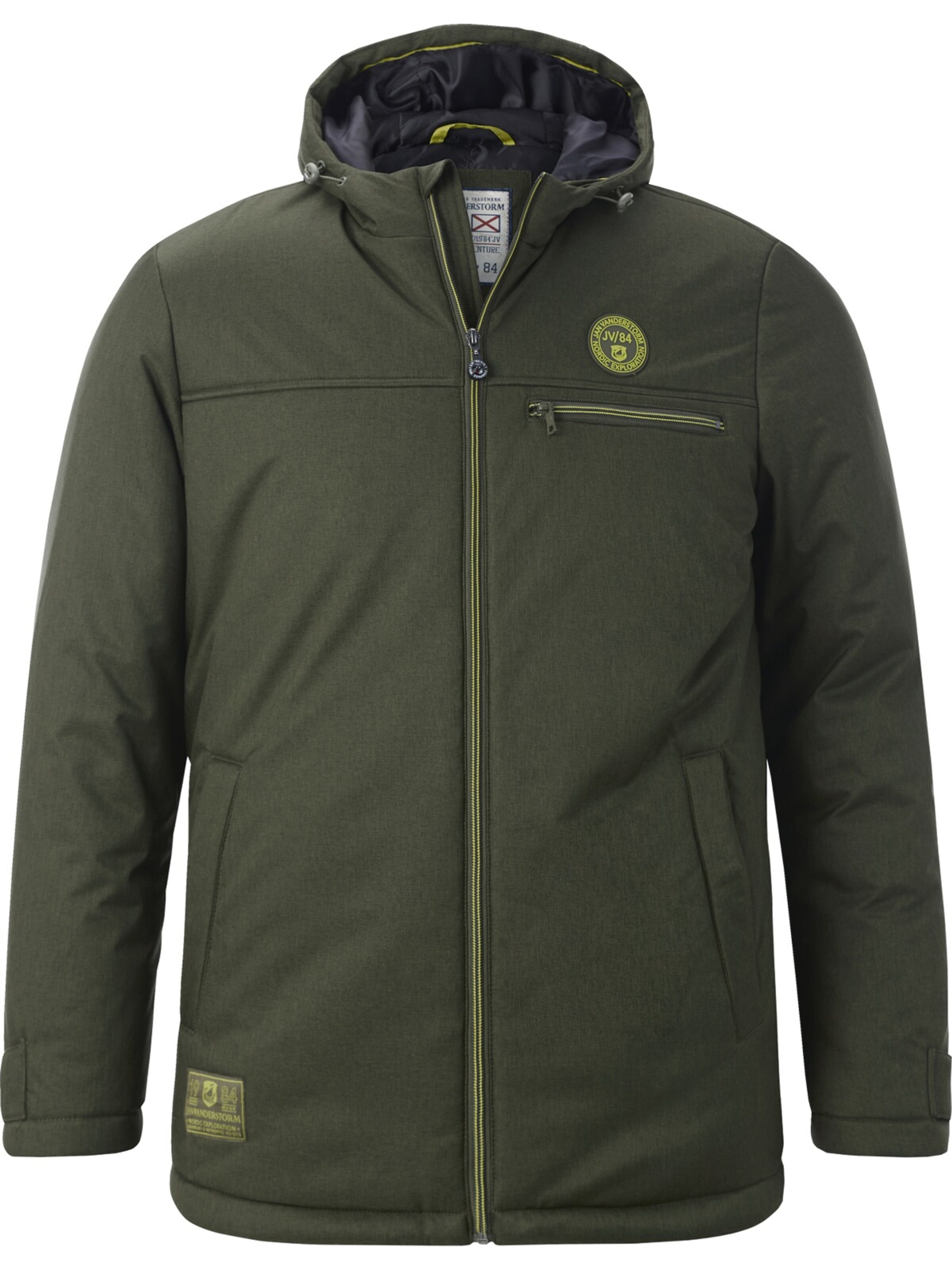 Jan Vanderstorm Jacke 'Rodbrecht' in Grün: Vorderseite