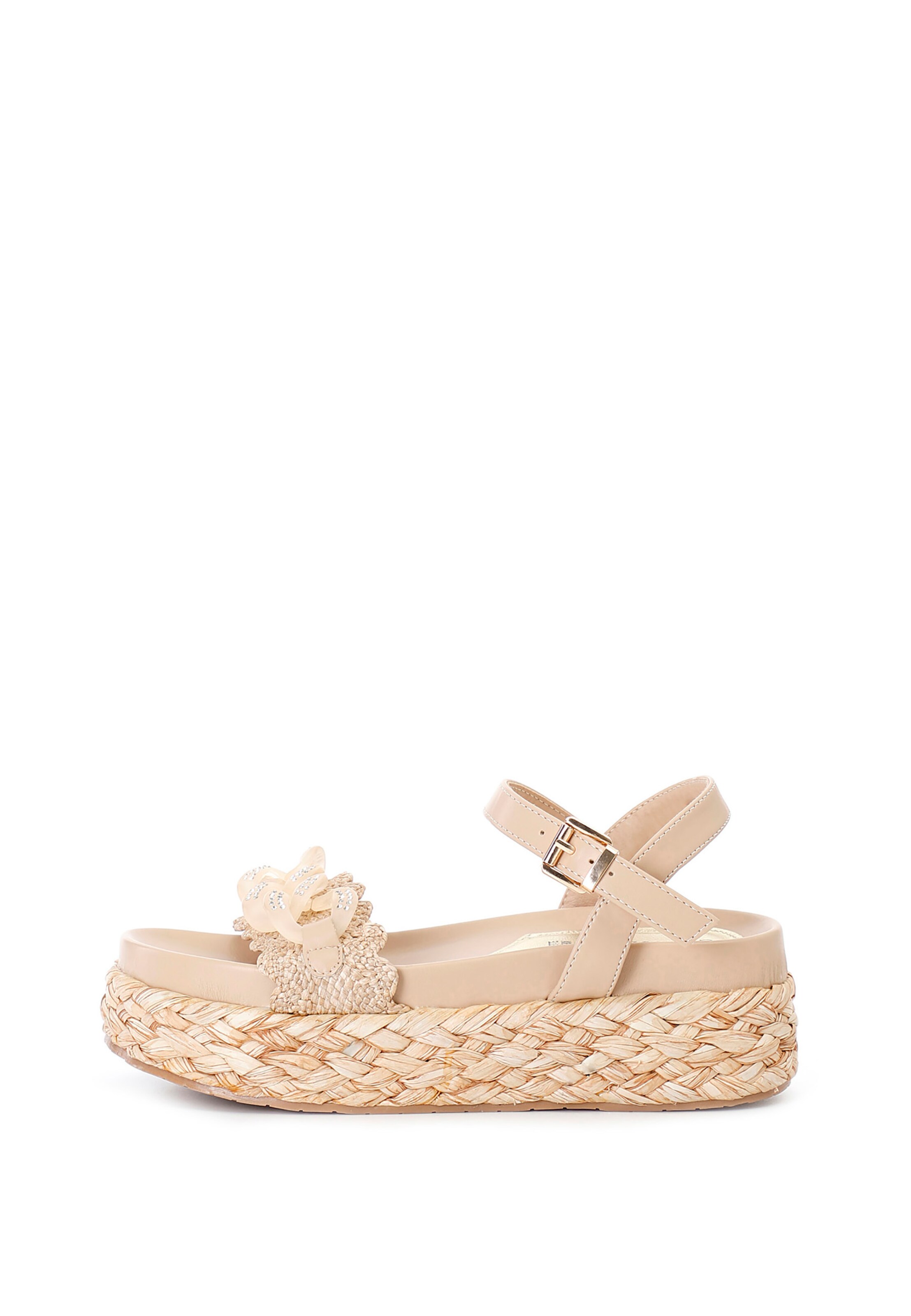 Sandalo di CAFè NOIR in marrone: frontale