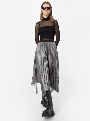 AllSaints - Falda 'PHIA' en plata