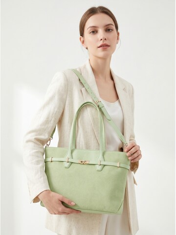 Borsa a mano 'Borsa a Mano Donna Ecopelle - Modello KSD52134 con Tracolla Staccabile' di Kassandra in verde