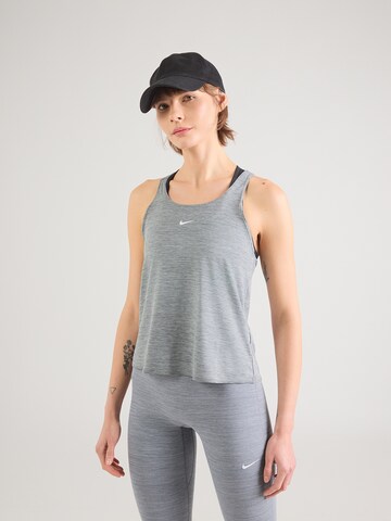 NIKE Top sportowy w kolorze szary: przód