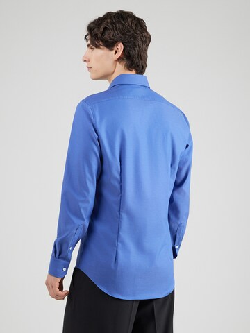 Coupe slim Chemise Michael Kors en bleu : derrière