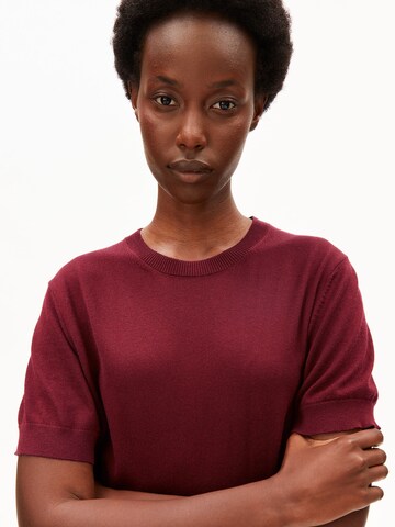 ARMEDANGELS Trui in Rood: voorkant
