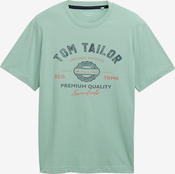 TOM TAILOR Футболка в Зеленый: спереди