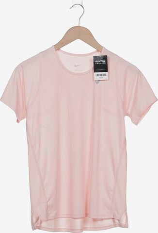 NIKE T-Shirt S in Pink: predná strana