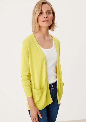 Cardigan s.Oliver en jaune : devant