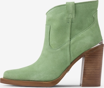 BRONX Booties 'Mya-Mae' in Green: front