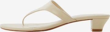 MANGO Zehentrenner 'Tria' in Beige: predná strana