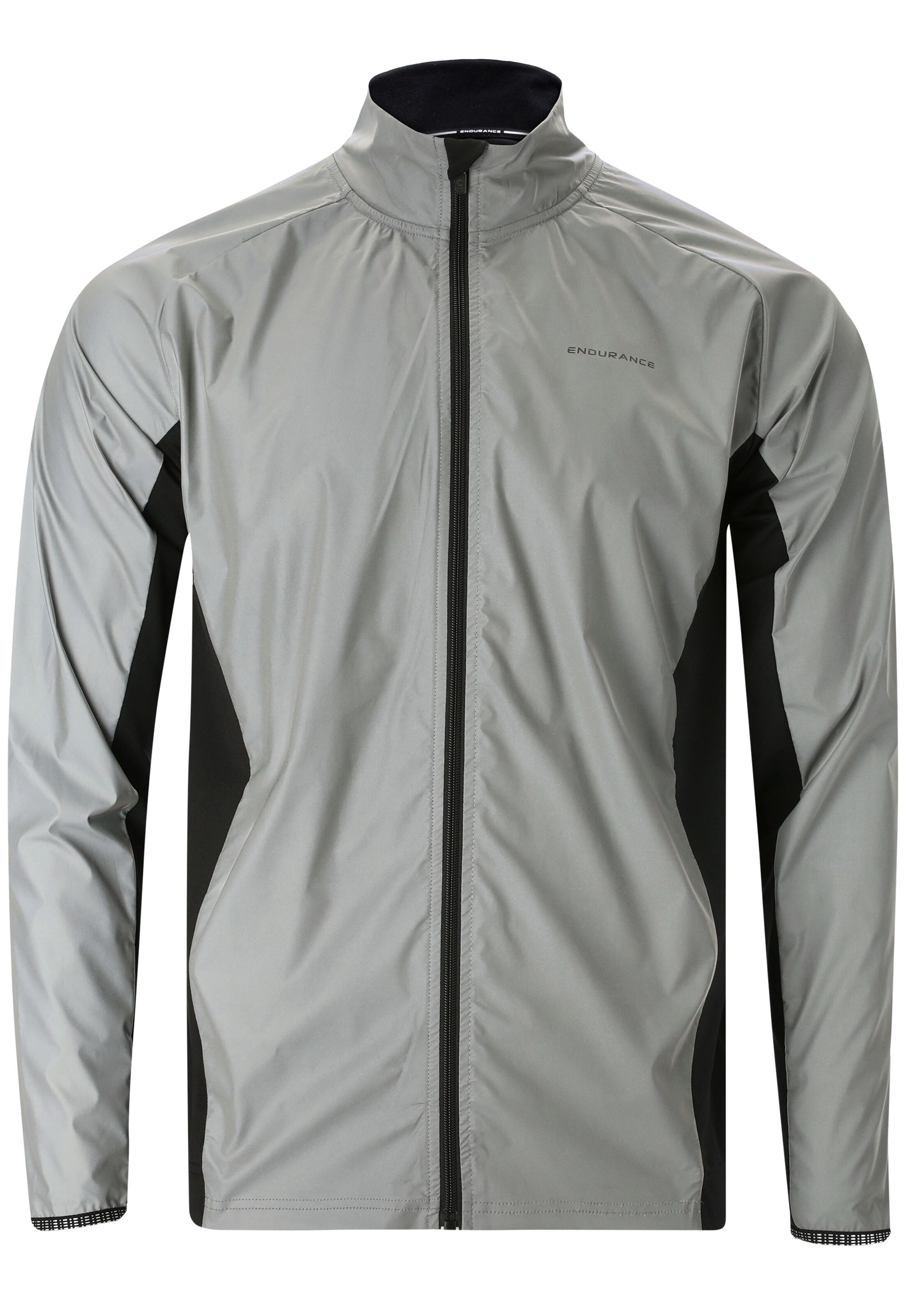 ENDURANCE Athletic Jacket in Grey: front