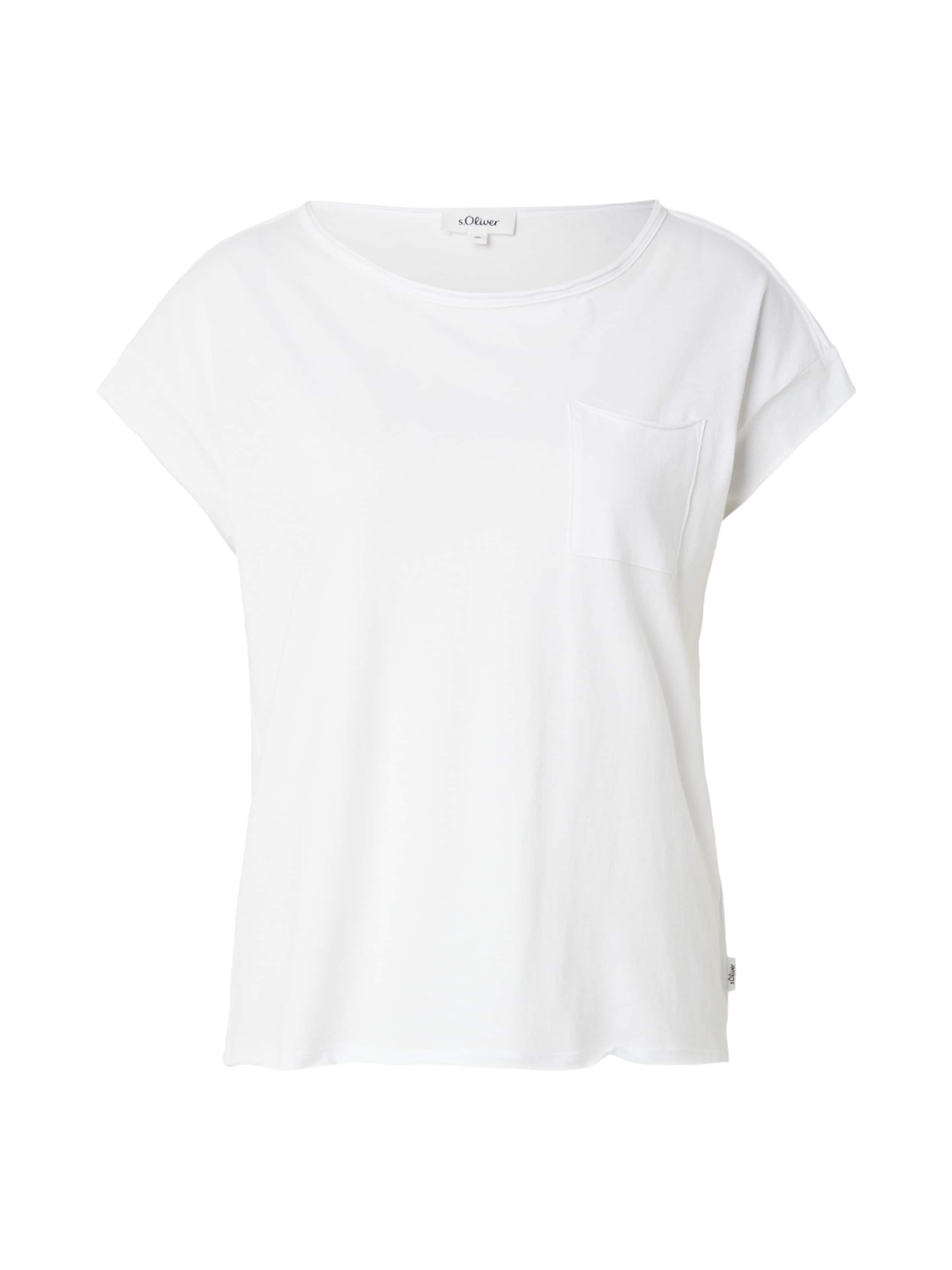 s.Oliver T-Shirt in XS in weiß, Produktansicht
