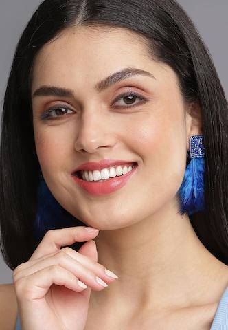 SOHI Earrings 'Tamara' in Blue