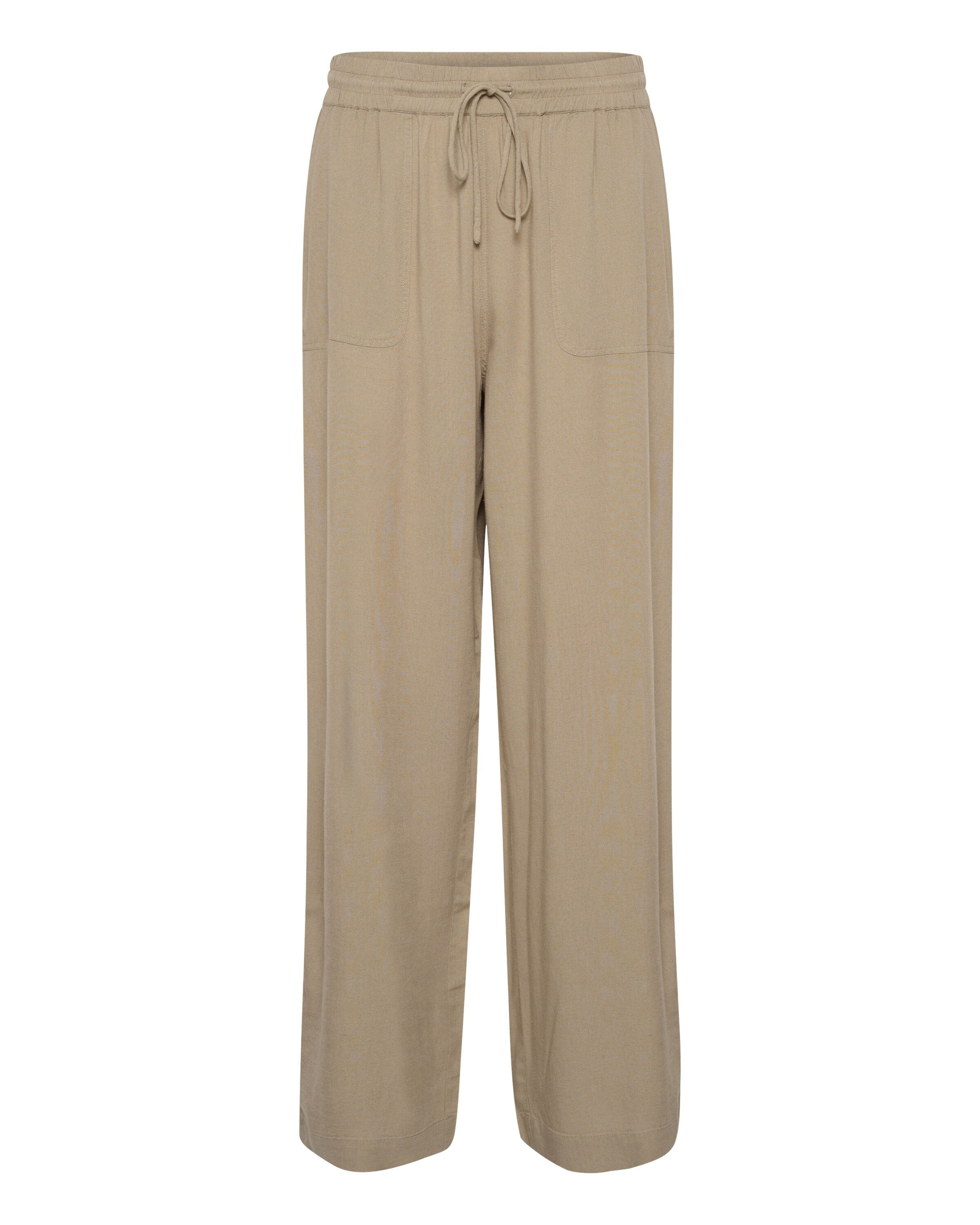 Kaffe Свободный крой Штаны 'Kamilia' в Бежевый: спереди