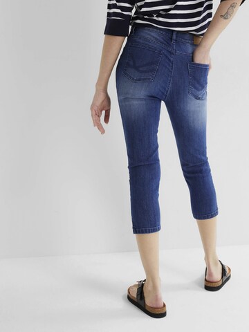 bonprix - Slimfit Vaquero en azul