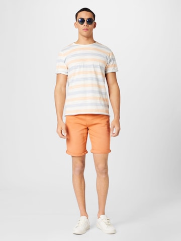 Regular Pantalon BLEND en orange