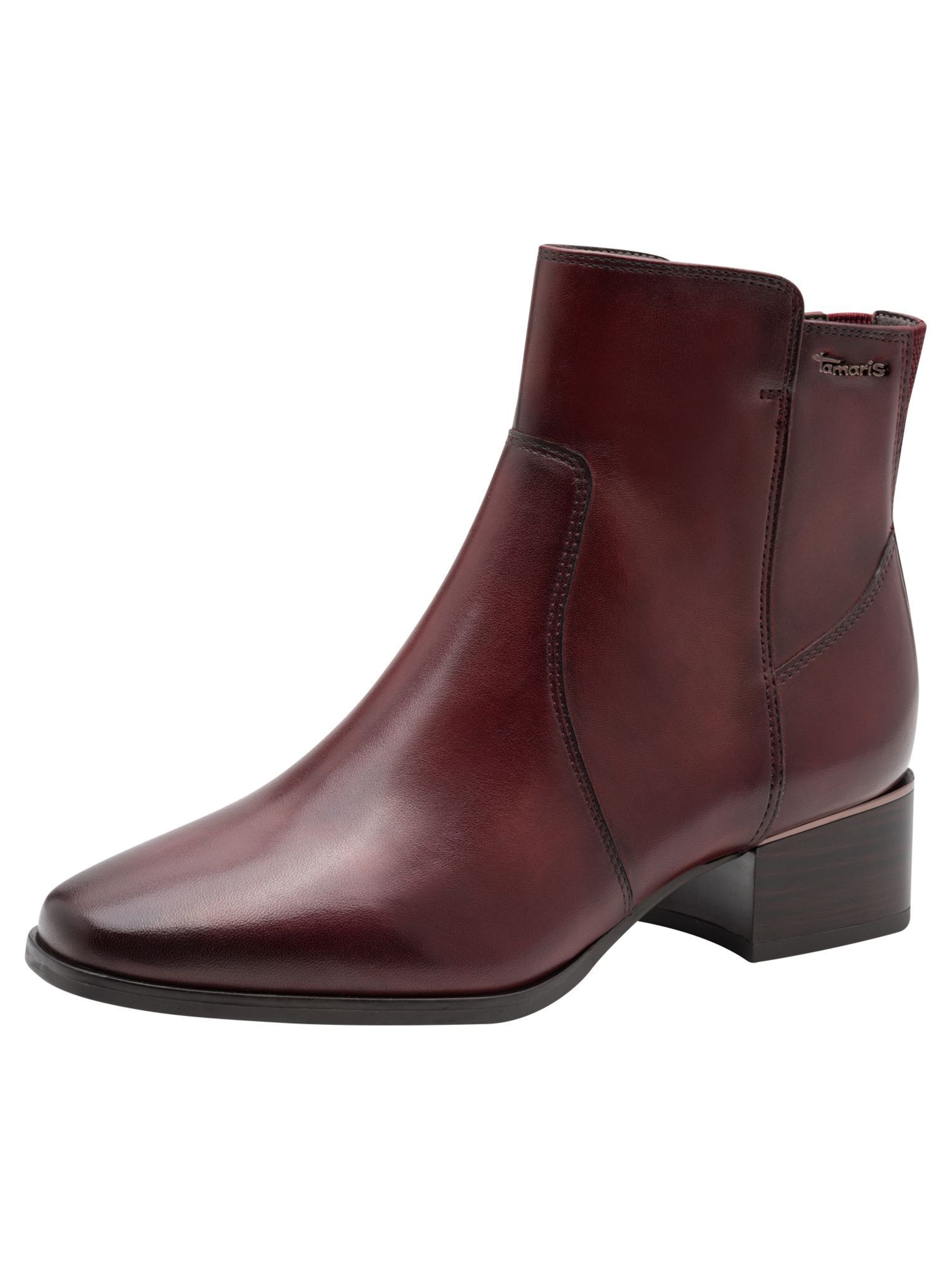 Tamaris Ankle boots in Red: front