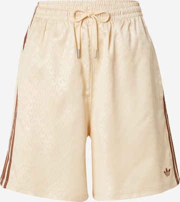 Regular Pantalon ADIDAS ORIGINALS en beige : devant