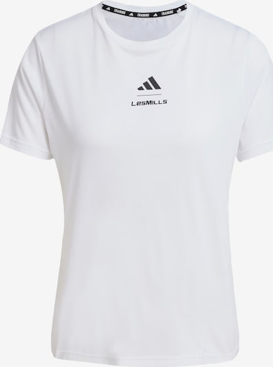 ADIDAS PERFORMANCE Funktionsshirt 'x Les Mills' in schwarz / weiß, Produktansicht