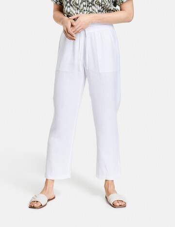 GERRY WEBER - Loosefit Calças em branco: frente