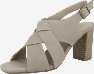 CAPRICE Sandal in Beige: front