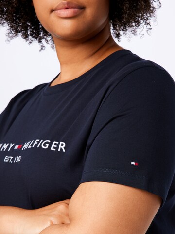 T-shirt Tommy Hilfiger Curve en bleu