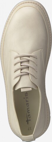 TAMARIS Lace-up shoe in Beige