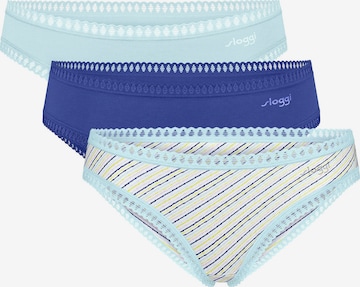 SLOGGI Minislip ' Blue GO Crush ' in Blau: Vorderseite