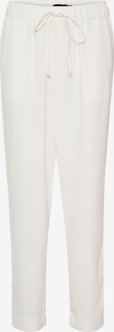 SOAKED IN LUXURY Tapered Pants 'Shirley' in White: front