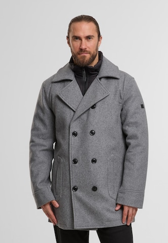 INDICODE JEANS Winter Coat 'Lunillo' in Grey: front