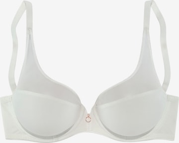 LASCANA T-shirt Bra in White: front