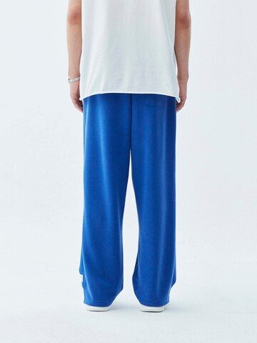 VAMOS CLO Wide leg Trousers 'Detroit' in Blue