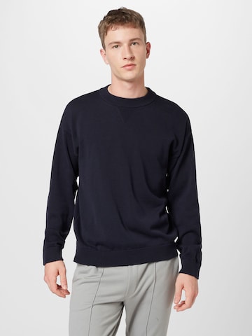 HUGO Sweater 'Swart' in Blue: front