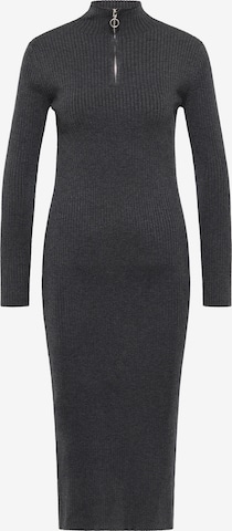 DreiMaster Klassik Knitted dress in Grey: front