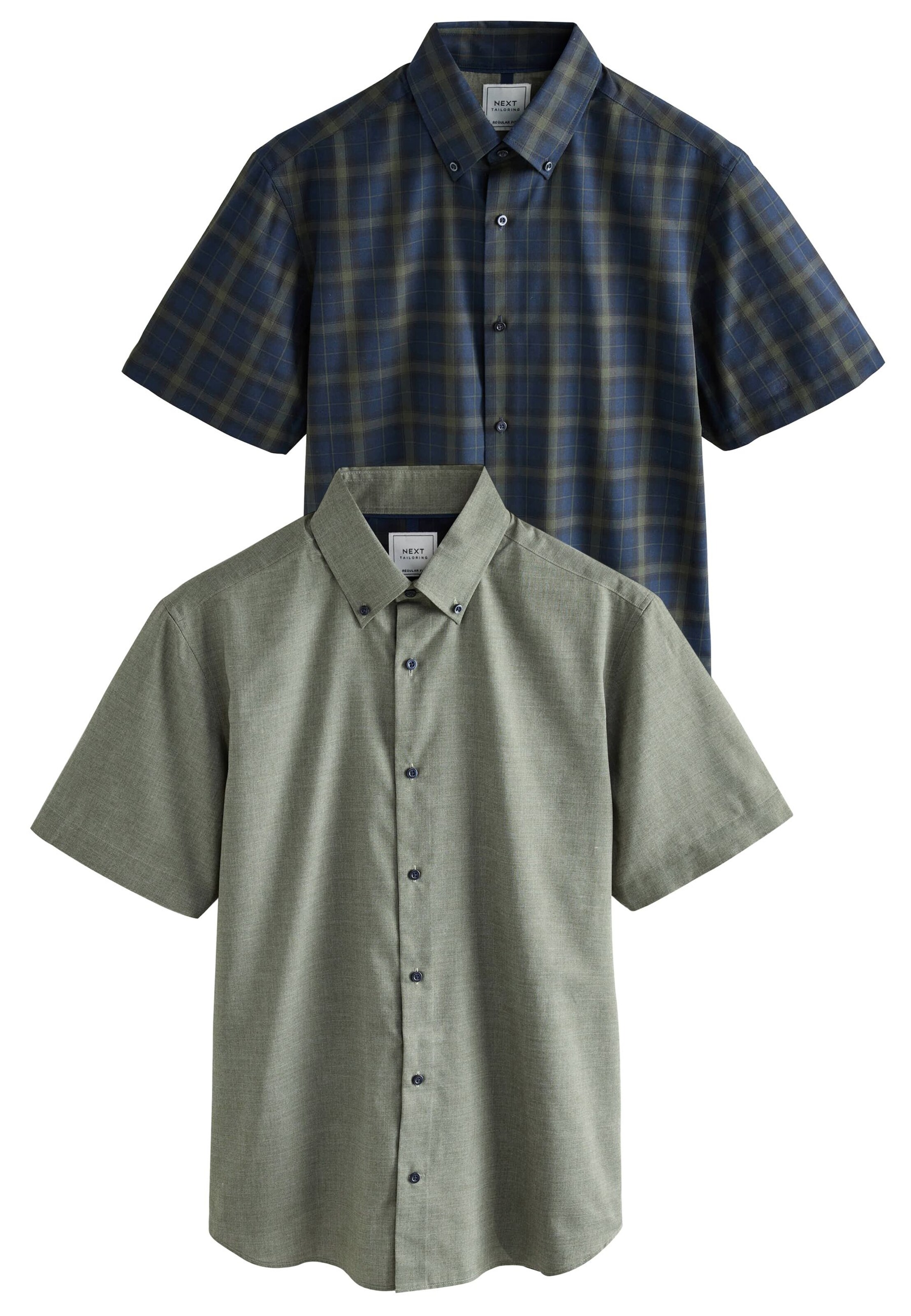 Next Regular Fit Hemd in Blau: Vorderseite