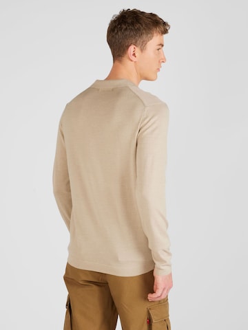 SELECTED HOMME Sweater 'TOWN' in Beige
