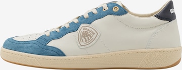 Baskets basses Blauer.USA en blanc : devant