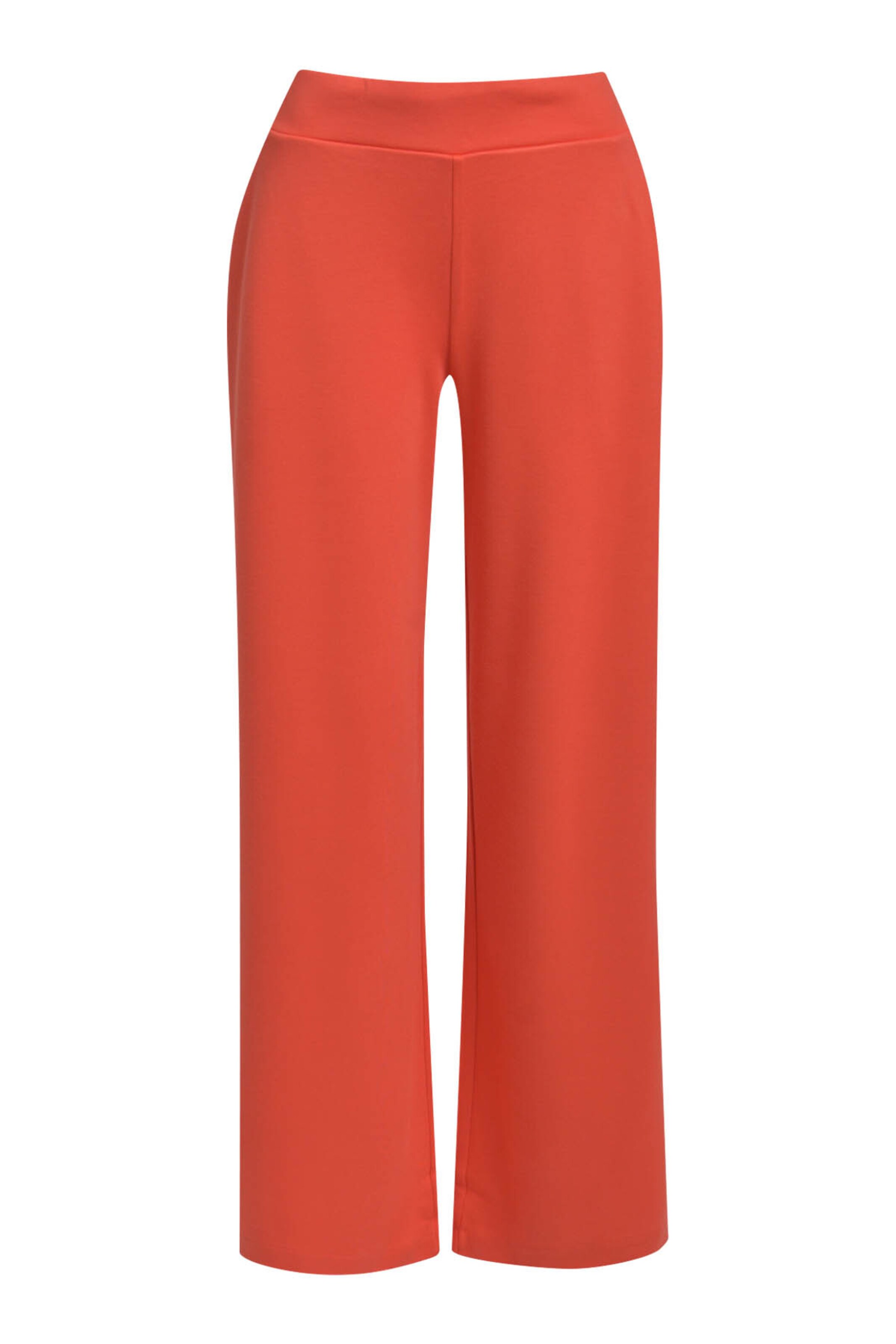 Milano Italy Regular Pants in Red: front
