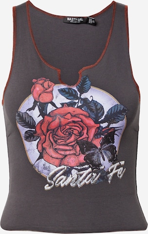 Nasty Gal Top in Zwart: voorkant