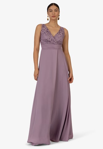 Robe de soirée Kraimod en violet : devant