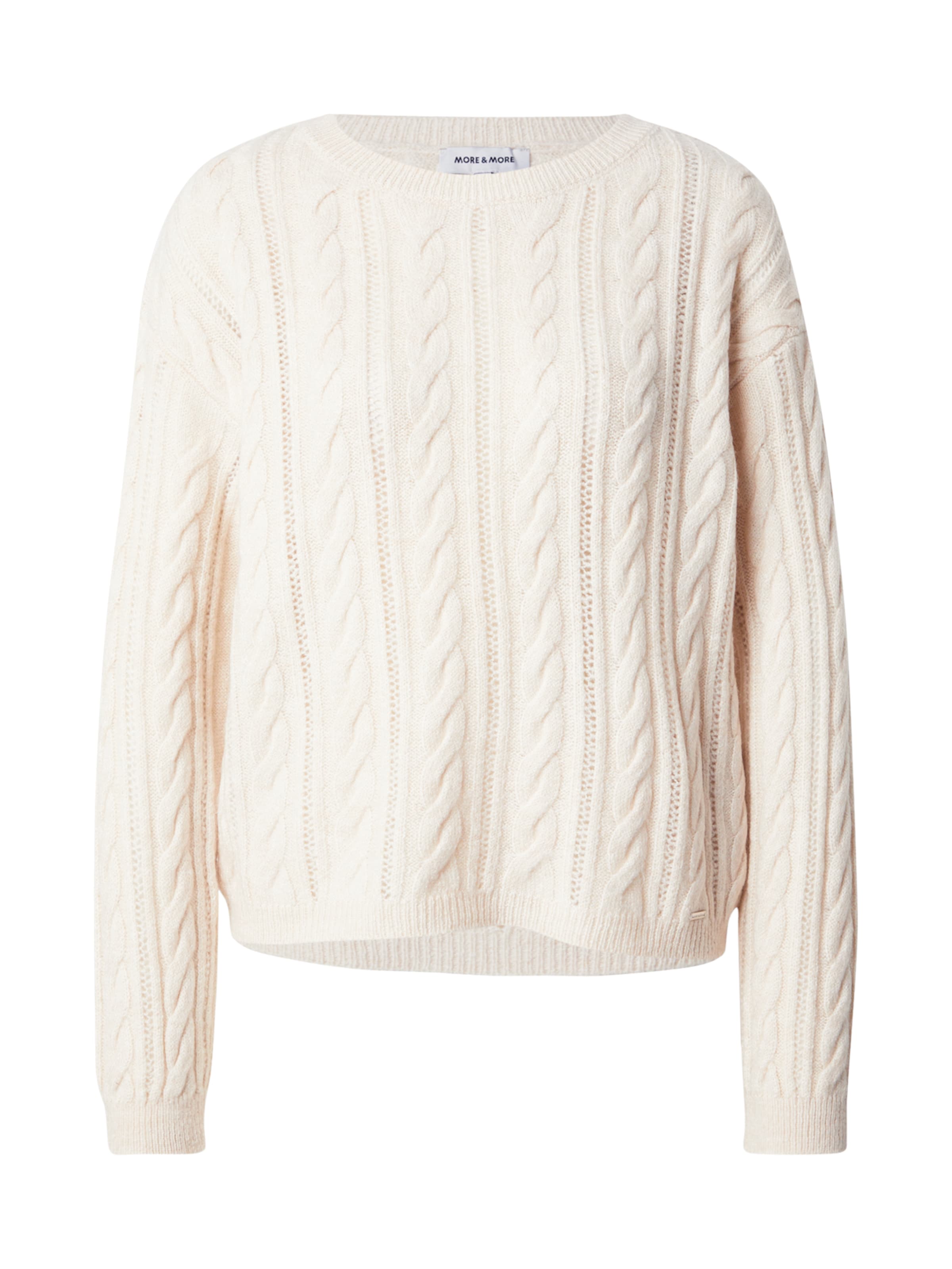MORE & MORE Sweater in Beige: front