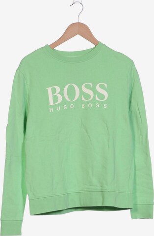 BOSS Black Sweatshirt & Zip-Up Hoodie in L in Green: front