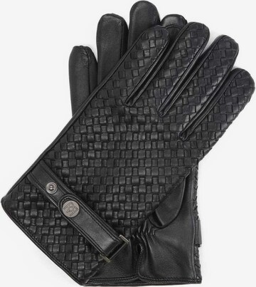 Gants Kazar en noir : devant