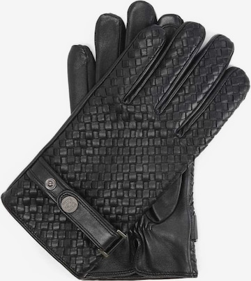 Kazar Full Finger Gloves in Black: front