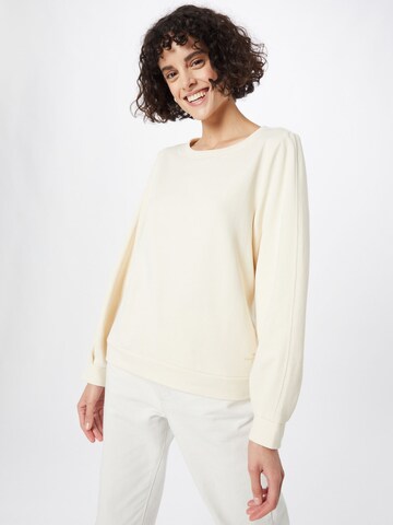 TOM TAILOR Sweatshirt in Beige: predná strana