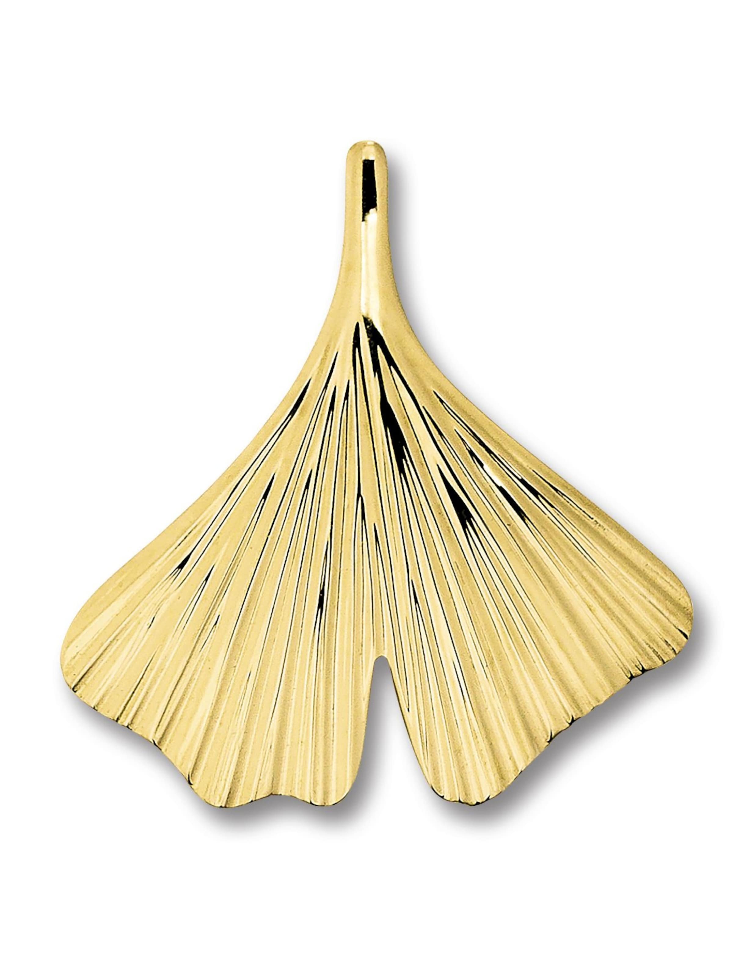 ONE ELEMENT Pendant in Gold: front